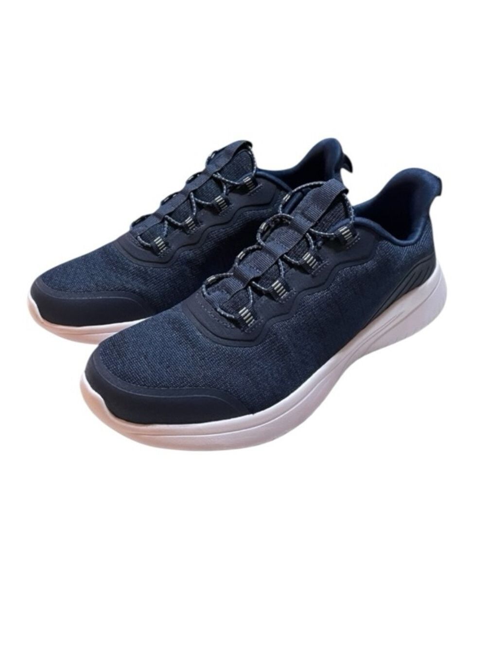 Athletic Works Men's Rudy Low-Top Sneakers in Navy Blue Men’s Size 8 Lightweight